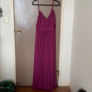 David’s Bridal Sangria Bridesmaid Dress